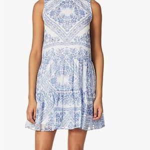 Calvin Klein Mock Dress with Back Neck Tie